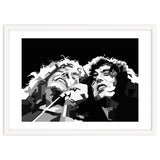 Robert Plant & Jimmy Page Black Illustration thumbnail