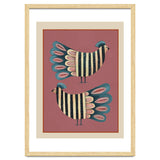 Striped Bird Pair I thumbnail