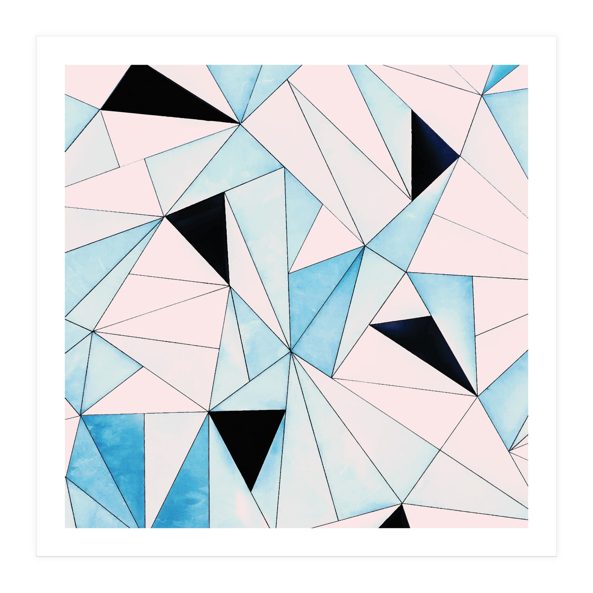 Geometric Washout #society6 #decor #buyart (Print Only)