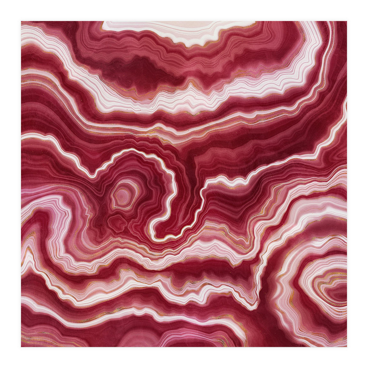Red Agate Texture 10 (Print Only)