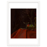Dark Baroque Still Life Table and Wine oil thumbnail