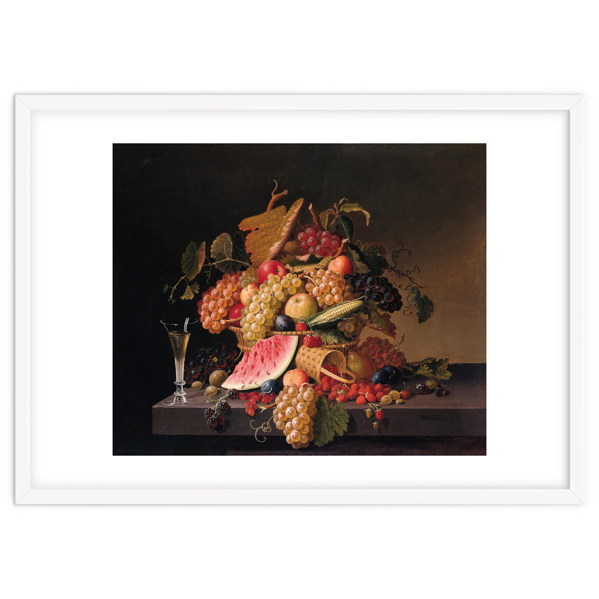 Paul Lacroix (Activo en Nueva York, entre 1855 y 1869-). The Abundance of Summer (s.f). Oil on ca...