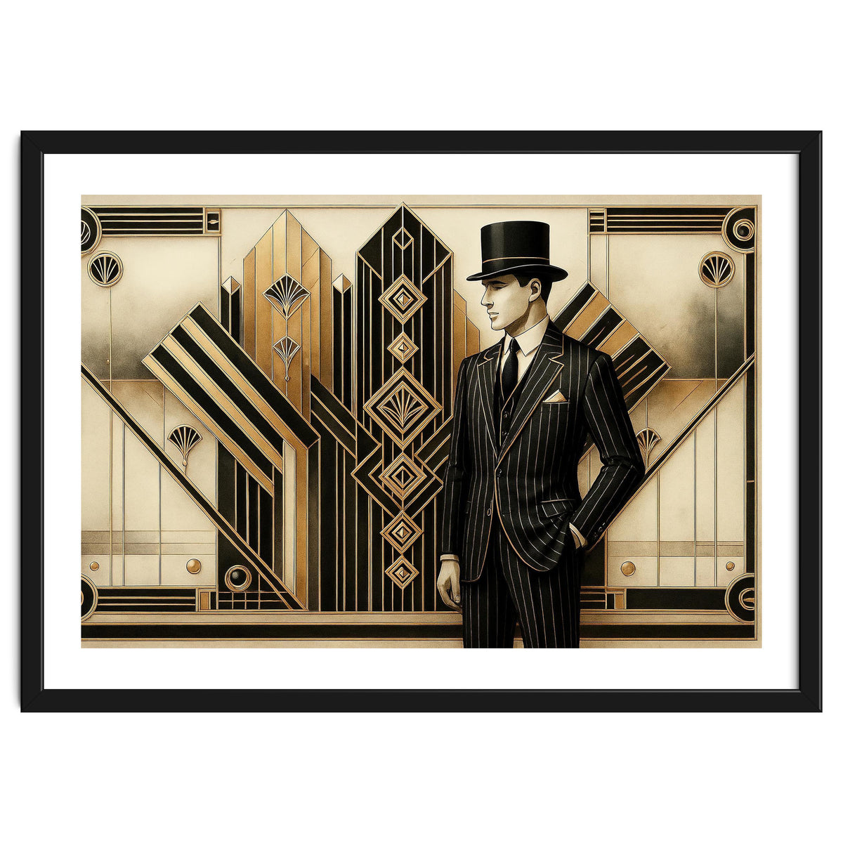 Gatsby Art Deco Noir