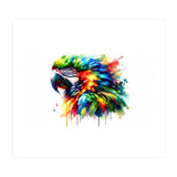 Vibrant Tropical Parrot Portrait (Print Only) thumbnail