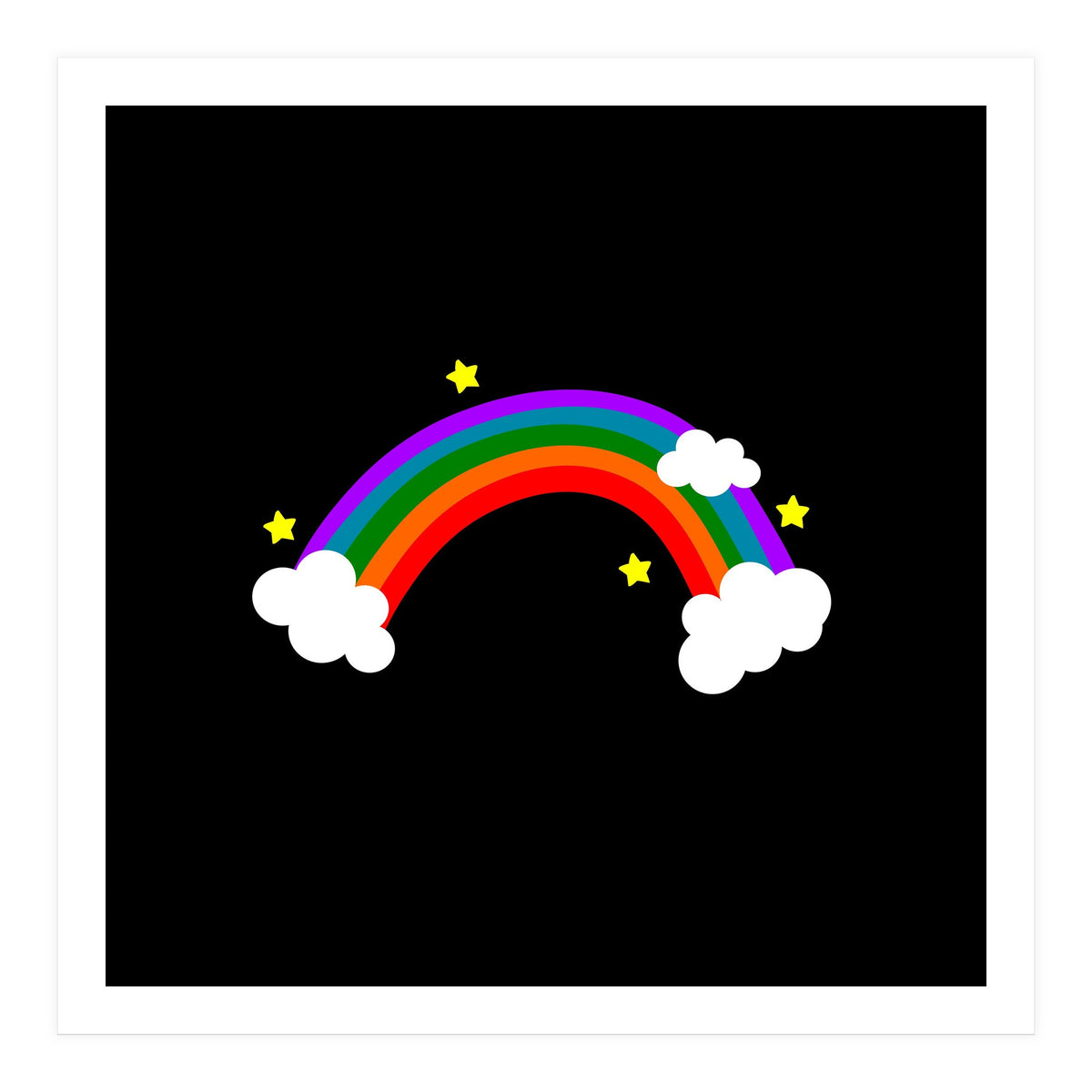 Colorful Rainbow (Print Only)