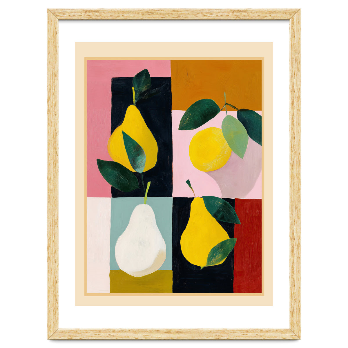 Modern Pears Still Life I