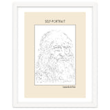 Self Portrait – Leonardo Da Vinci (ascii Art) thumbnail