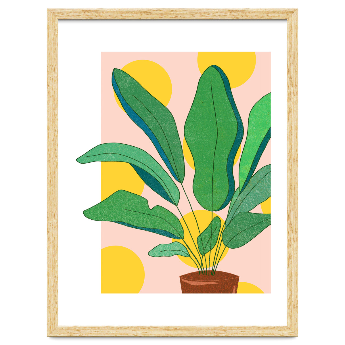 Pastel Plants Love, Botanical Nature Illustration, Gardening Blush Growth, Positive Vibes Mindset Hope