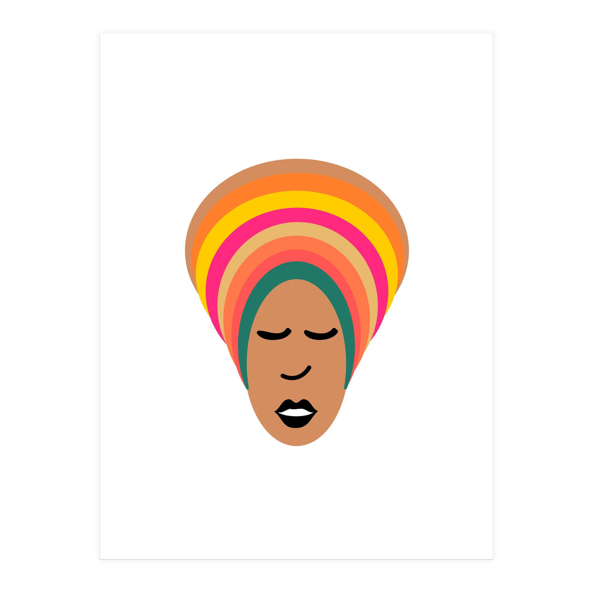 Beutiful Black African Woman (Print Only)