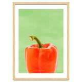 Red Bell Pepper, Fresh Kitchen Art, Capsicum Chilli thumbnail