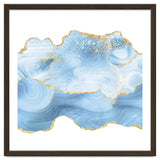 Blue & Gold Glitter Agate Texture 05 thumbnail