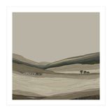 Muted Landscape oil painting  (Print Only) thumbnail
