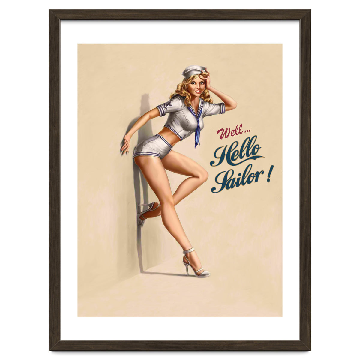 Hallo Sailor Pinup Girl