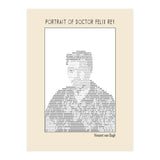 Portrait Of Doctor Felix Rey (ascii Art) (Print Only) thumbnail