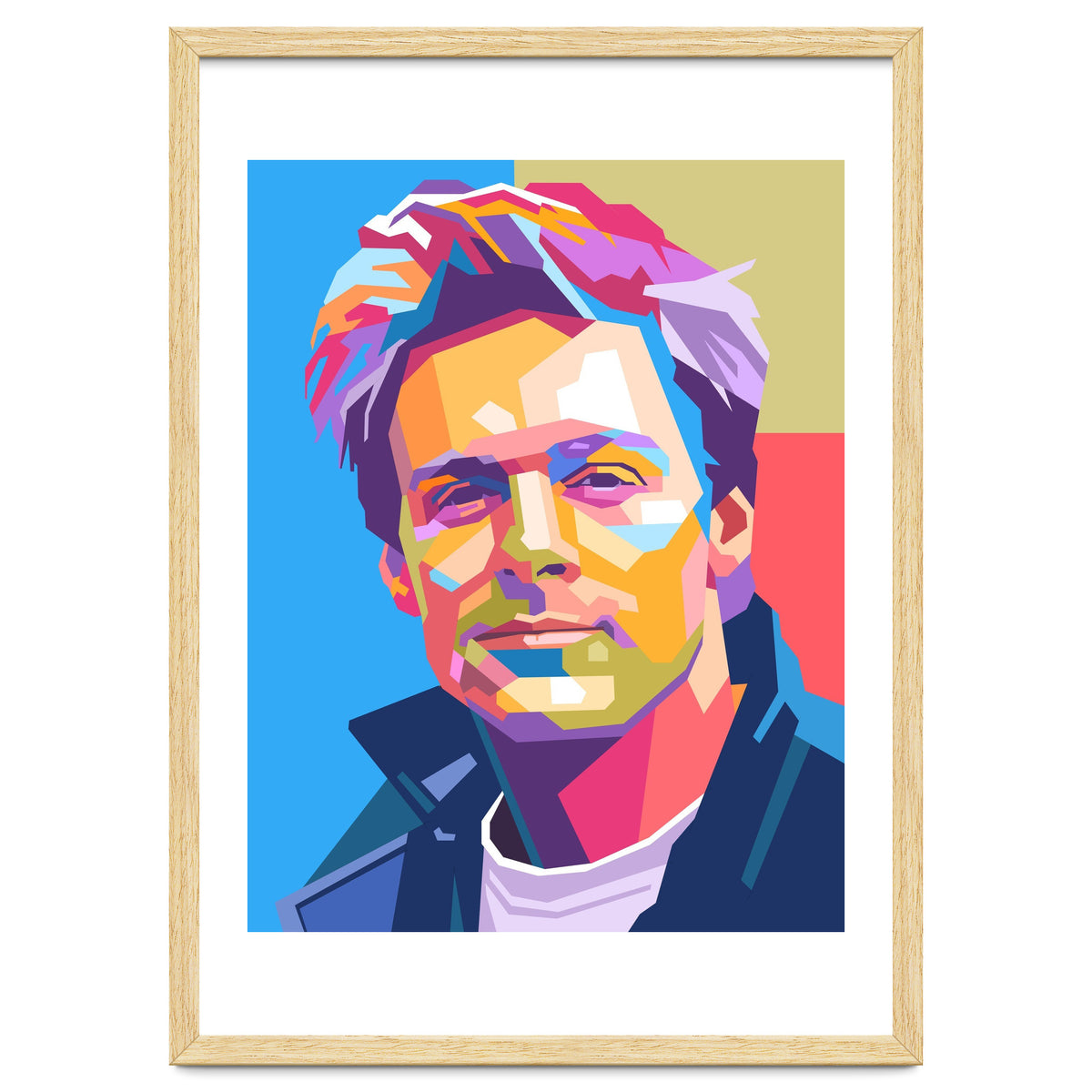Bryan Adams pop art portrait