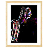 John Coltrane American Jazz Saxophonist Colorful thumbnail