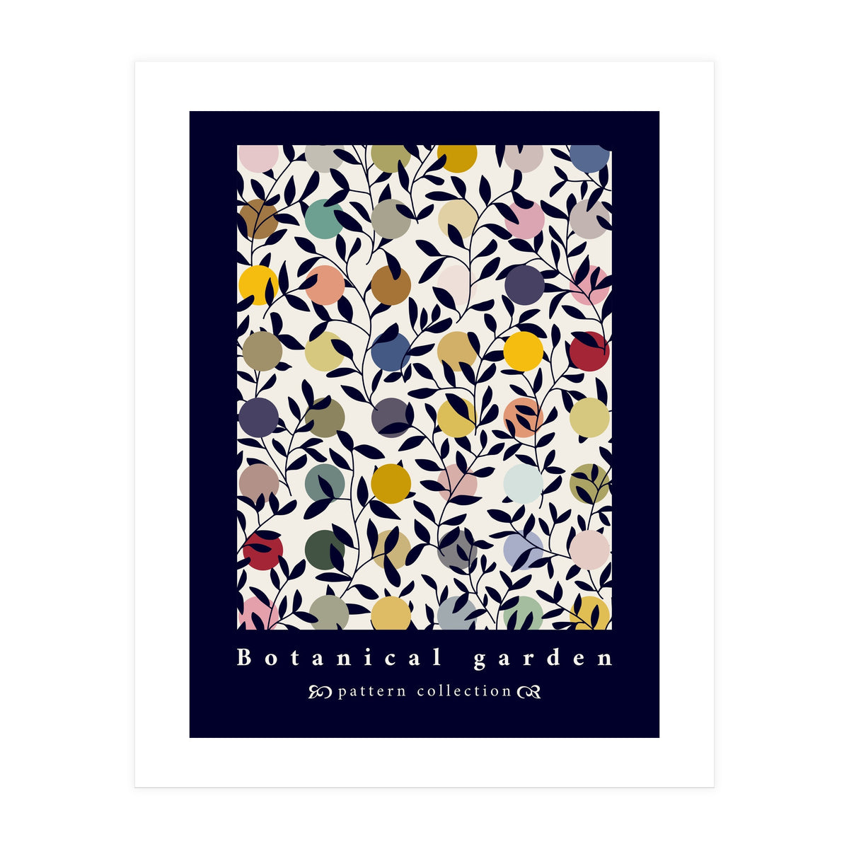 expectant iteration botanical garden pattern (Print Only)