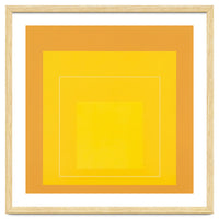 JOSEF ALBERS - HOMAGE TO THE SQUARE ORANGE YELLOW