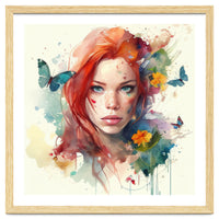 Red Hair Butterfly Light