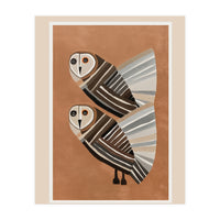 Striped Owl Pair (Print Only)