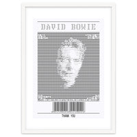 Receipt Art David Bowie Quotes