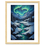 Ethereal Northern Lights: Arctic Winter Valley thumbnail