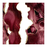 Burgundy & Gold Glitter Agate Texture 05  (Print Only) thumbnail