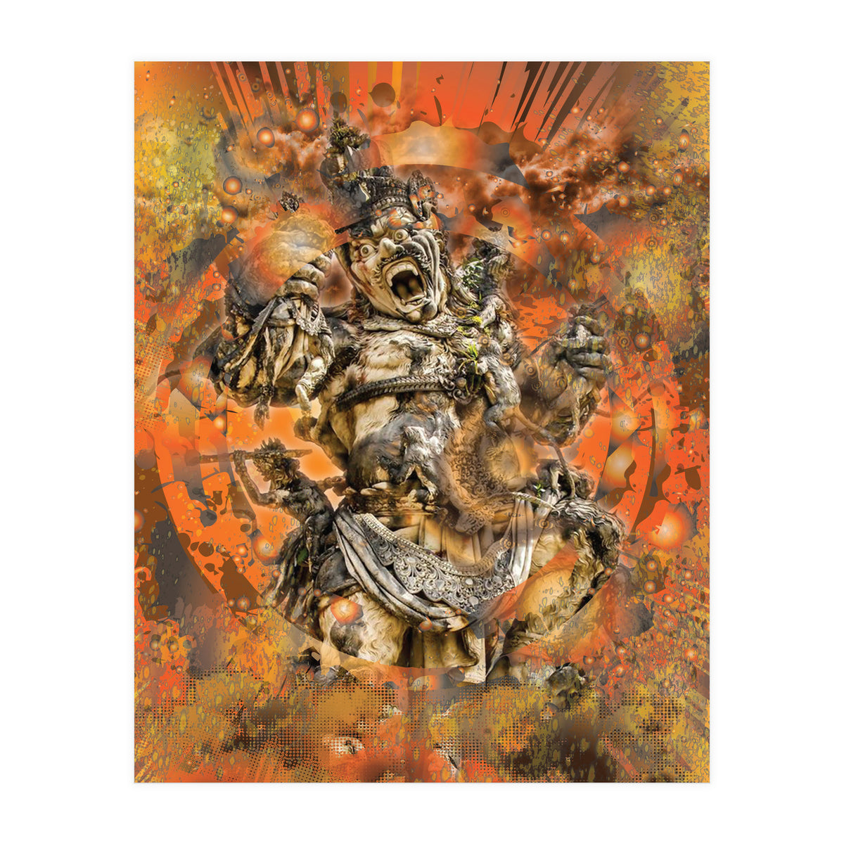 Hindu Monkey God (Print Only)