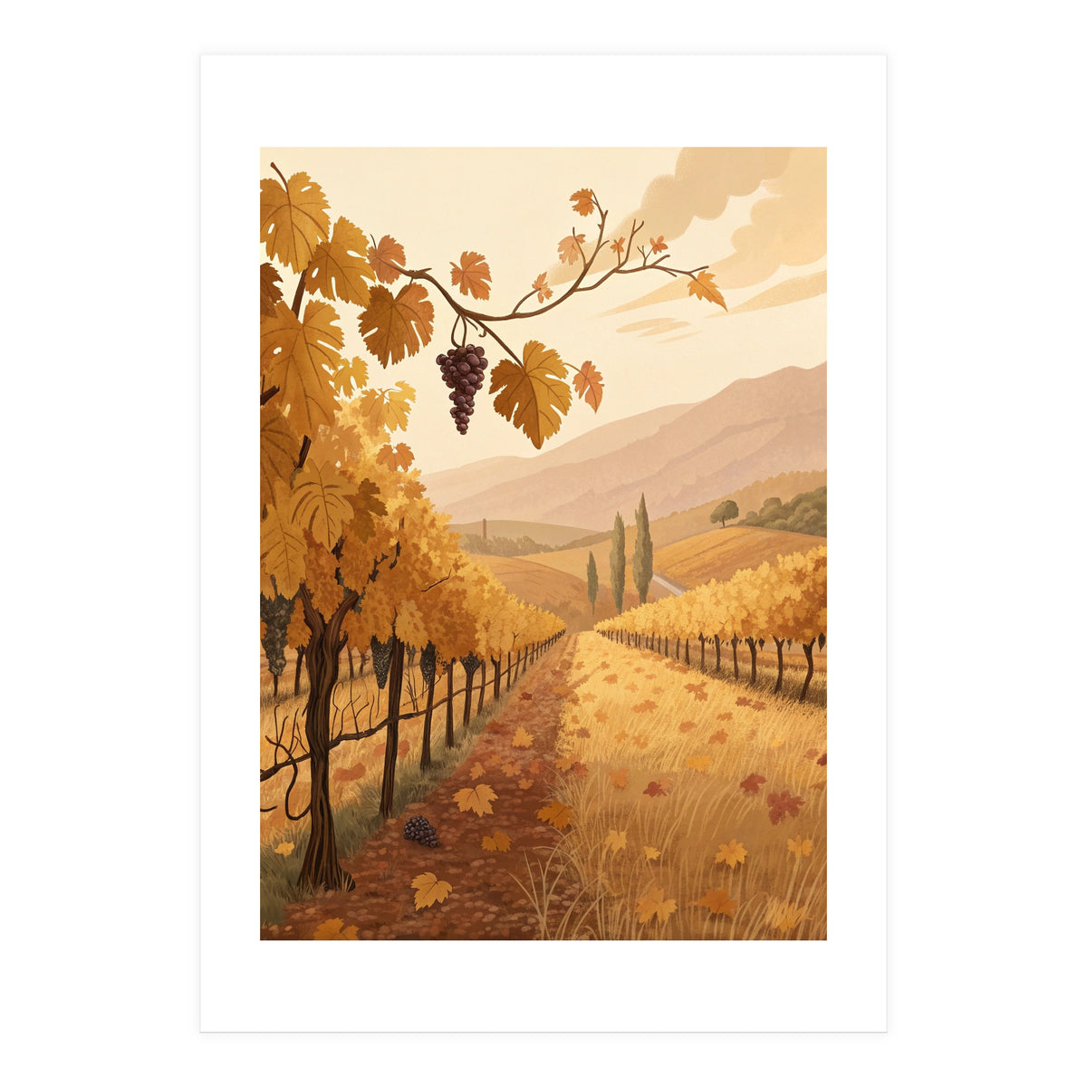 Harvest’s Quiet Afterglow (Print Only)