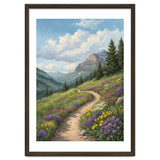 Serene Alpine Path Through Summer Wildflowers thumbnail