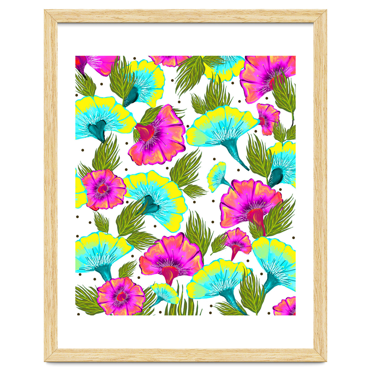 Ecstatic Floral #society6 #decor #buyart