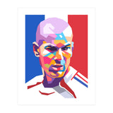 Zinedine Zidane art (Print Only) thumbnail