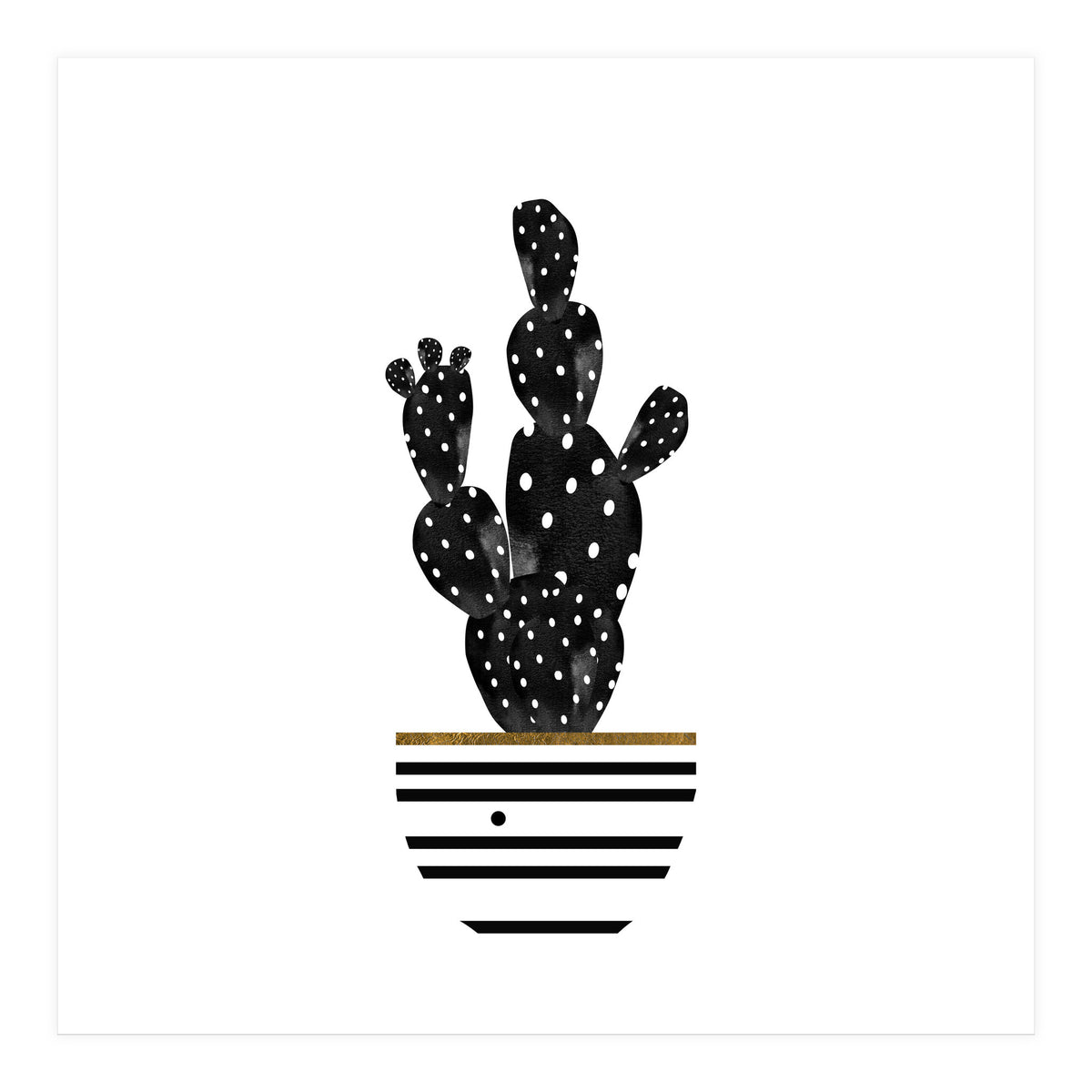 Black Cactus (Print Only)