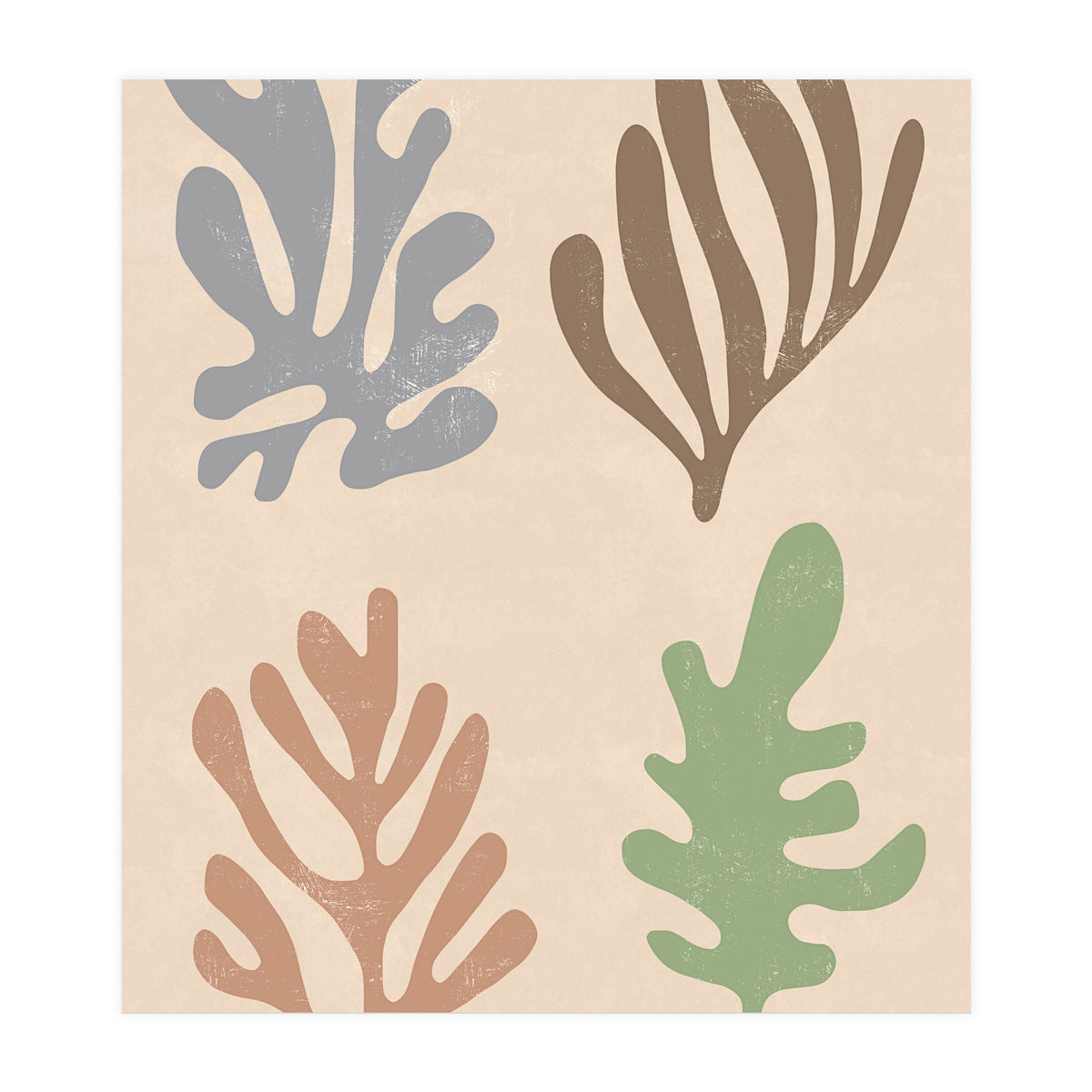 Matisse Leaves III (Print Only)