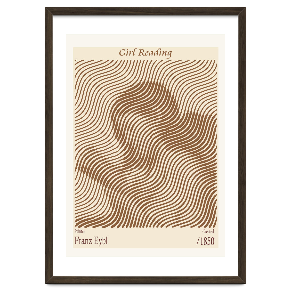 Girl Reading – Franz Eybl (1850)