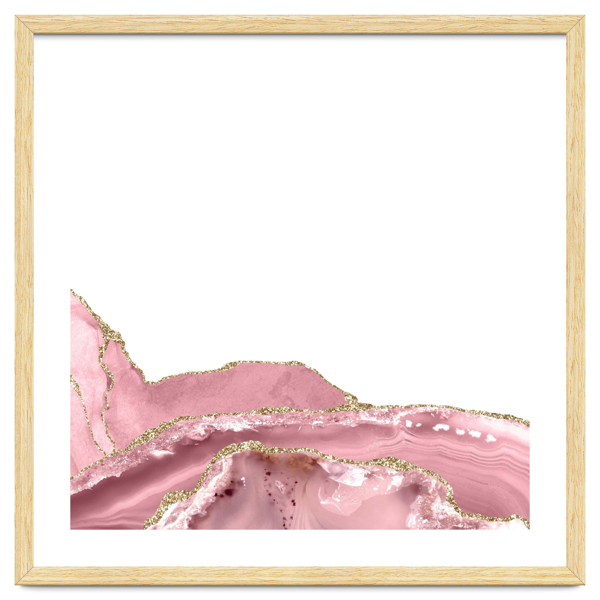 Blush & Gold Agate Texture 08