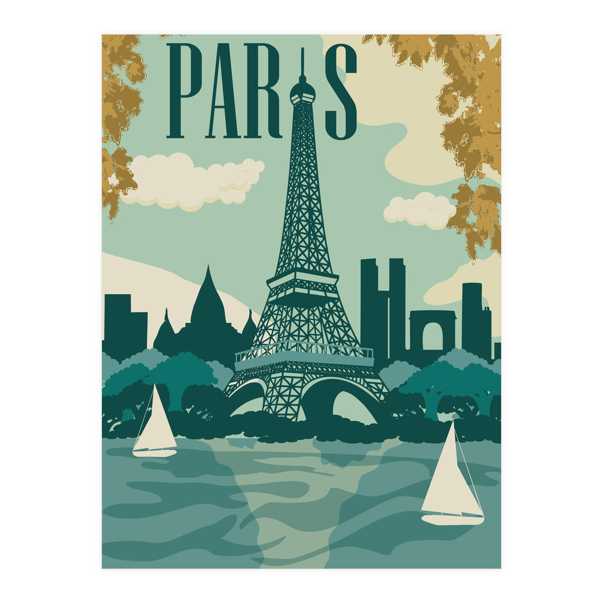 Paris, France (Print Only)