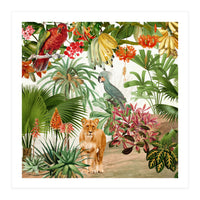 Vintage Tropical Jungle Paradise (Print Only)