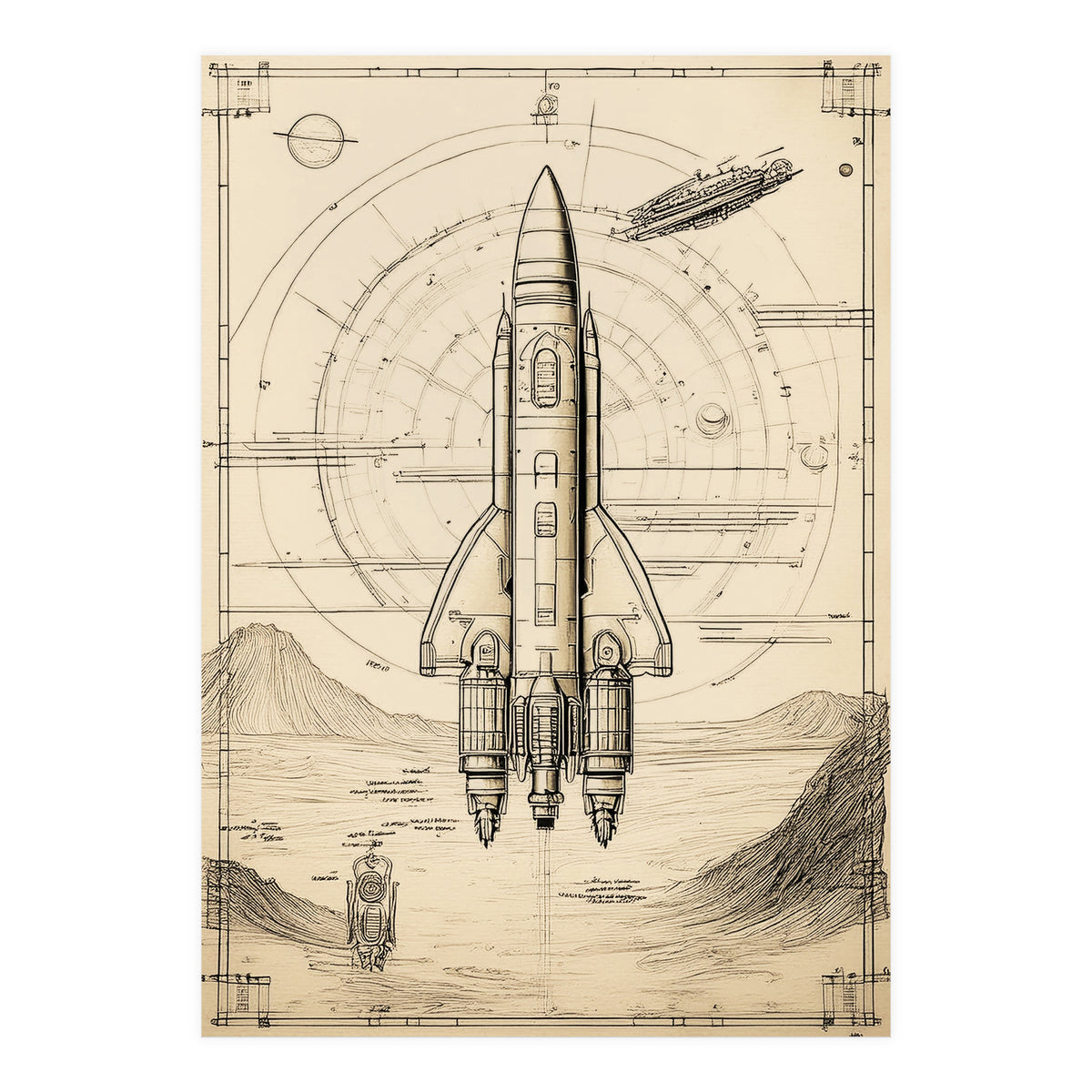 Back To The Moon 012 (Print Only)