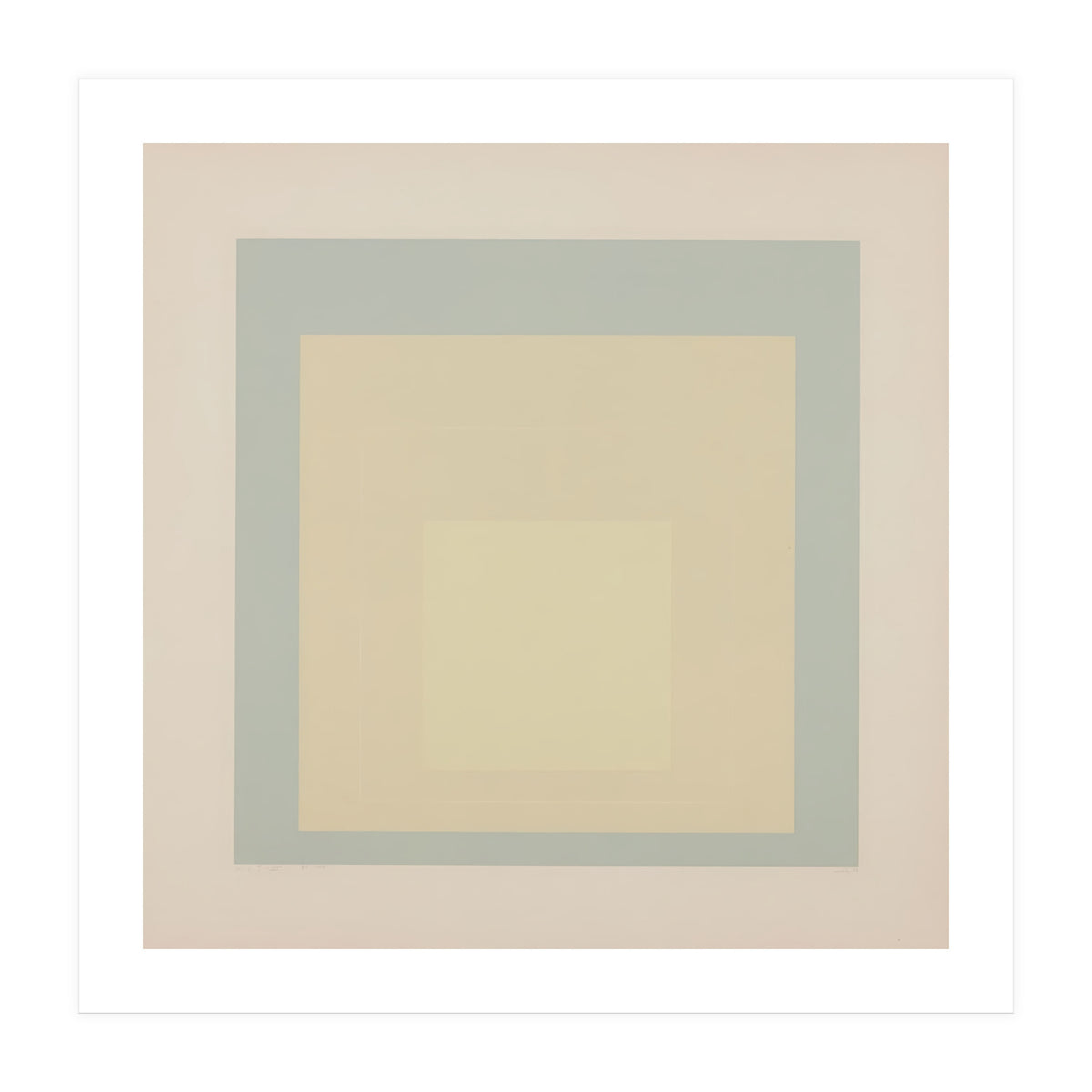 JOSEF ALBERS - HOMAGE TO THE SQUARE  (Print Only)