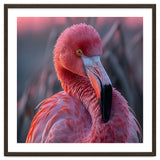Pink Flamingo Bird Close Up Portrait thumbnail