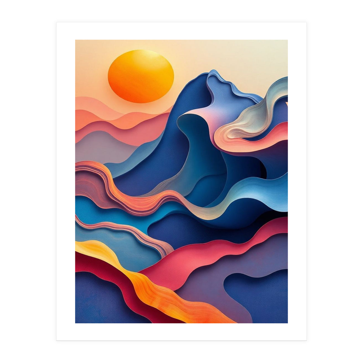Sunset Over the Reef (Print Only)