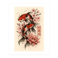 Koi fish Japanese (Print Only)