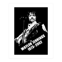 Waylon Jennings American Musician Legend (Print Only)