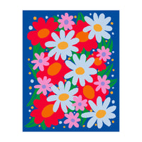 Bold Colourful Flowers (Print Only)