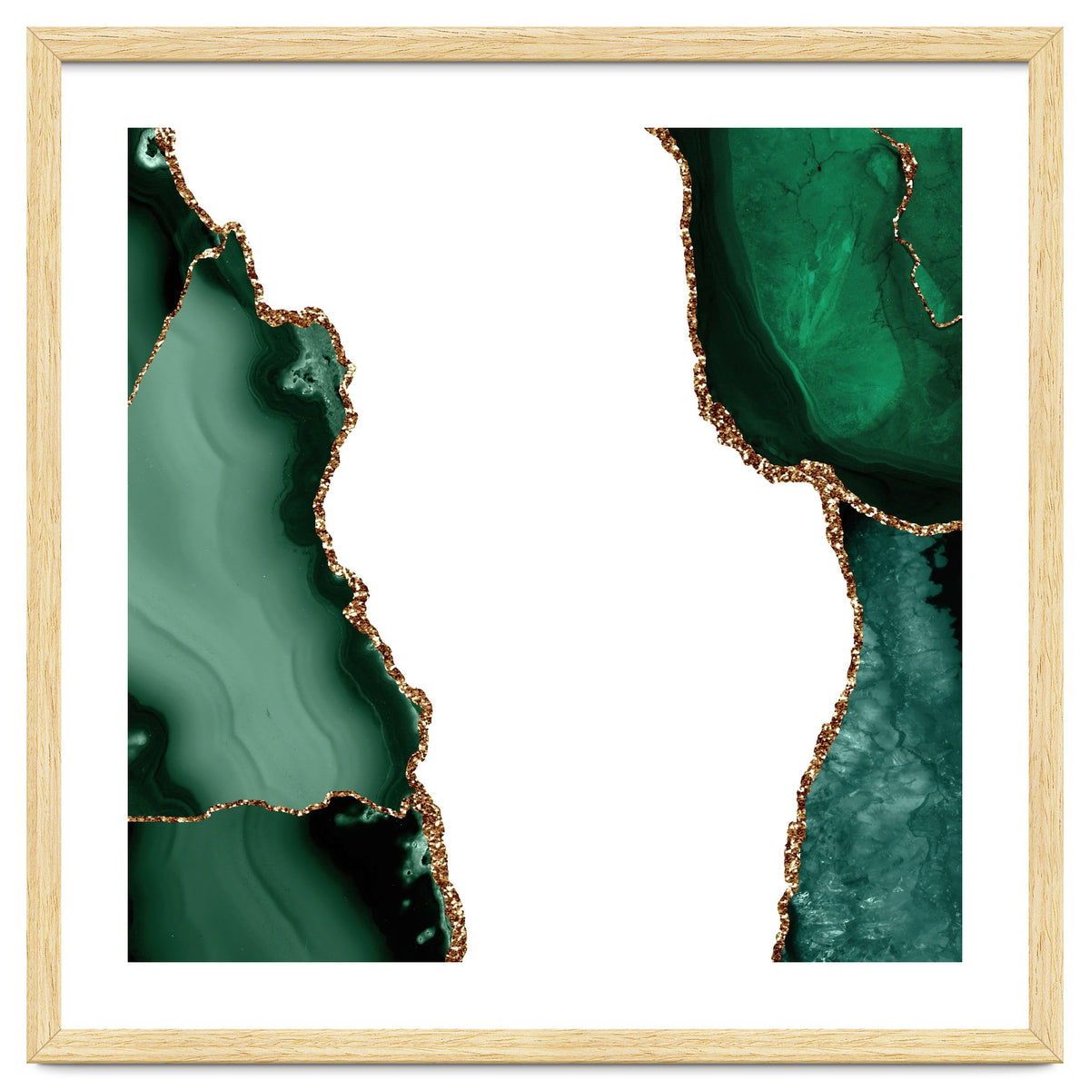 Emerald & Gold Agate Texture 15
