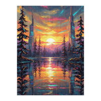 A Cybernetic Sunset Reflecting the Symbiosis (Print Only)