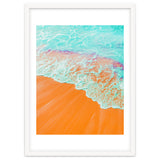 Coral Shore, Ocean Beach Photography, Summer Sea Sand Waves thumbnail
