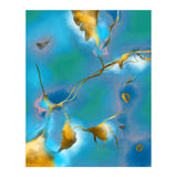 In My Veins, Abstract Marble Gold Texture, Eclectic Painting Resin Bohemian, Contemporary Luxe Chic Luxury (Print Only) thumbnail