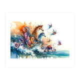 Surreal Ocean Creatures (Print Only) thumbnail